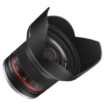 Mirrorless Lenses - Samyang 12 mm f / 2.0 lens for Fuji X - silver - quick order from manufacturer