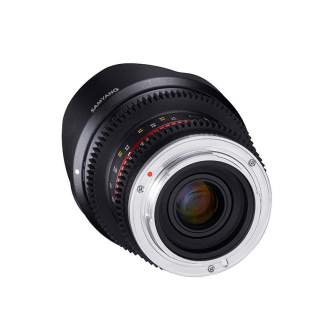 Objektīvi bezspoguļa kamerām - SAMYANG 12MM T2,2 VDSLR MFT - ātri pasūtīt no ražotāja