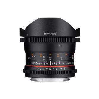 CINEMA Video Lenses - Samyang 12mm T3.1 VDSLR ED AS NCS Fish-Eye Sony E - quick order from manufacturer