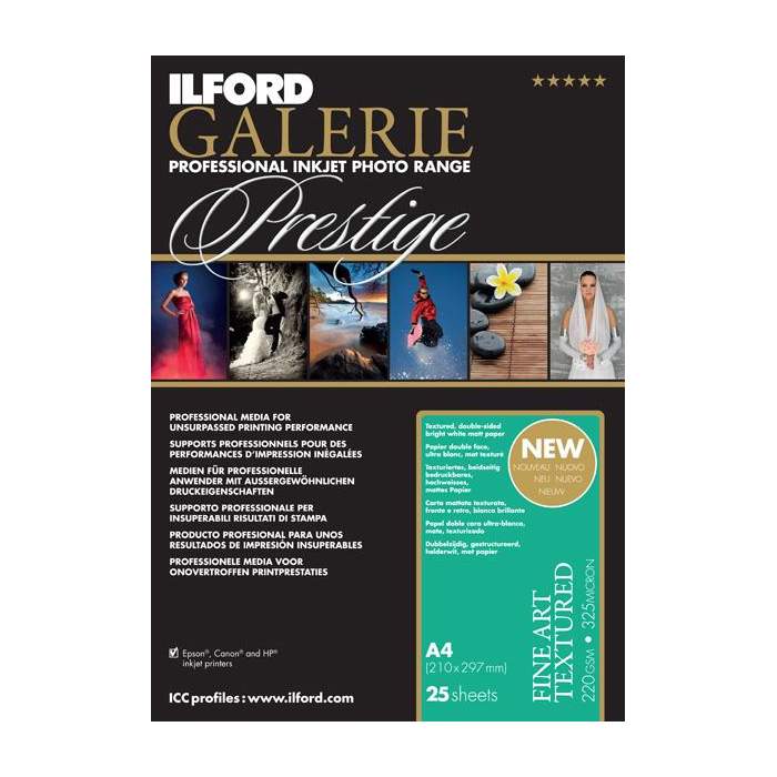 Photo paper for printing - ILFORD GP FINE ART TEXTURED 127CMX30,5M - quick order from manufacturer