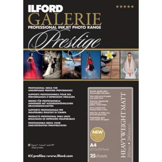 Photo paper for printing - ILFORD GALERIE HEAVYWEIGHT DUO MATT 310G A3+ 50 SHEETS 2003179 - quick order from manufacturer