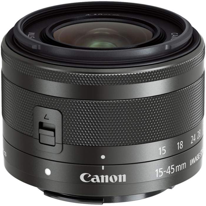 Mirrorless Lenses - Canon LENS EF-M 15-45mm f/3.5-6.3 IS STM BK - quick order from manufacturer