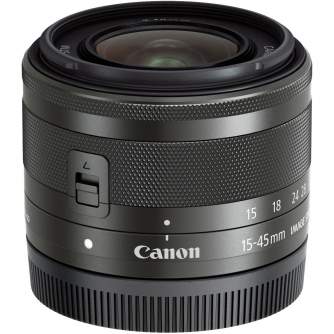 Mirrorless Lenses - Canon LENS EF-M 15-45mm f/3.5-6.3 IS STM BK - quick order from manufacturer