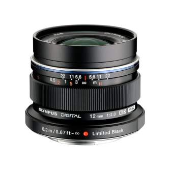 Mirrorless Lenses - Olympus M.ZUIKO DIGITAL ED 12mm 1:2.0 / EW-M1220 black - quick order from manufacturer