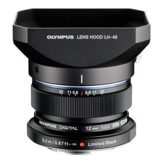 Mirrorless Lenses - Olympus M.ZUIKO DIGITAL ED 12mm 1:2.0 / EW-M1220 black - quick order from manufacturer