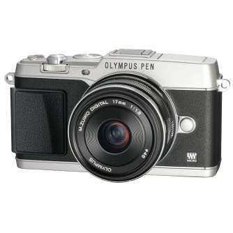 Mirrorless Lenses - Olympus M.ZUIKO DIGITAL 17mm 1:1.8 / EW-M1718 silver - quick order from manufacturer