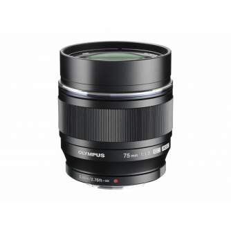 Mirrorless Lenses - Olympus M.ZUIKO DIGITAL ED 75mm 1:1:8 / ET-M7518 silver - quick order from manufacturer