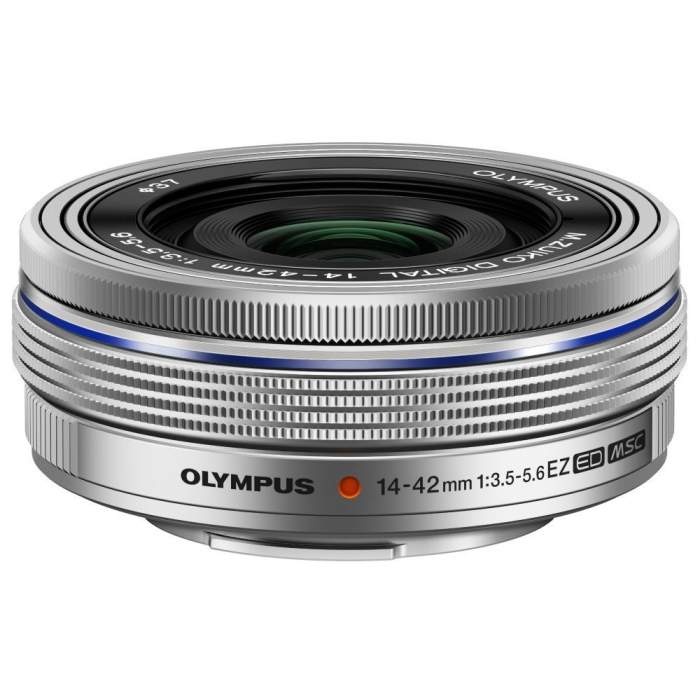 Mirrorless Lenses - Olympus M.ZUIKO DIGITAL 14-42mm 1:3.5-5.6 II R / EZ-M1442 II R silver - quick order from manufacturer