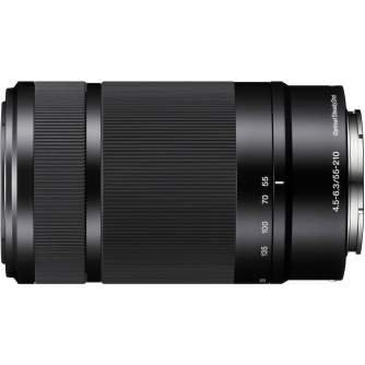 Mirrorless Lenses - Sony E 55-210mm f/4.5-6.3 OSS E-Mount Lens (Black) SEL552 - quick order from manufacturer