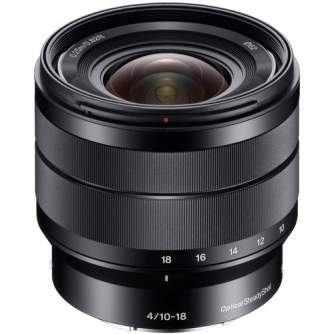 Mirrorless Lenses - Sony E 10-18mm F4 OSS (Black) | (SEL1018) - быстрый заказ от производителя