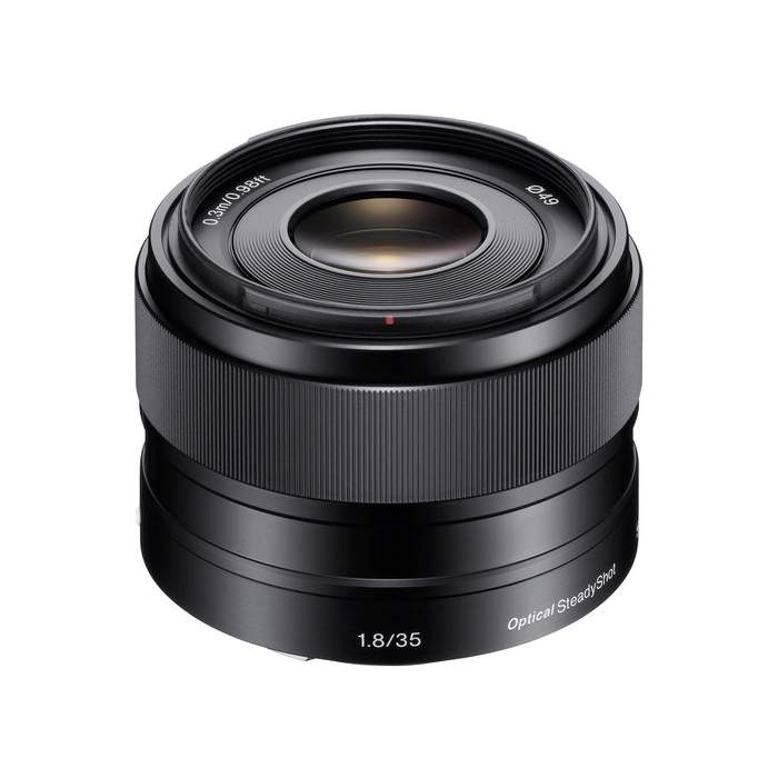 Objektīvi bezspoguļa kamerām - Sony E 35mm f/1.8 OSS Lens SEL35F18 - ātri pasūtīt no ražotāja