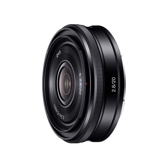 Mirrorless Lenses - Sony E 20mm F2.8 (Black) | (SEL20F28) - quick order from manufacturer