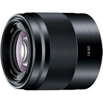 Objektīvi bezspoguļa kamerām - Sony E 50mm f/1.8 OSS Lens Black - ātri pasūtīt no ražotāja