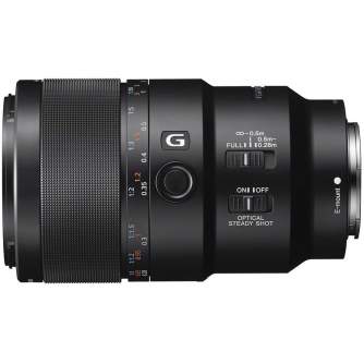 Mirrorless Lenses - Sony FE 90mm F2.8 Macro G OSS (Black) | (SEL90M28G) - quick order from manufacturer