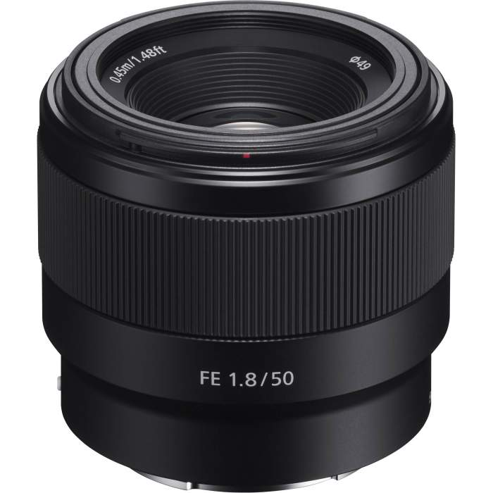 Mirrorless Lenses - Sony FE 50mm F1.8 (Black) | (SEL50F18F) - quick order from manufacturer