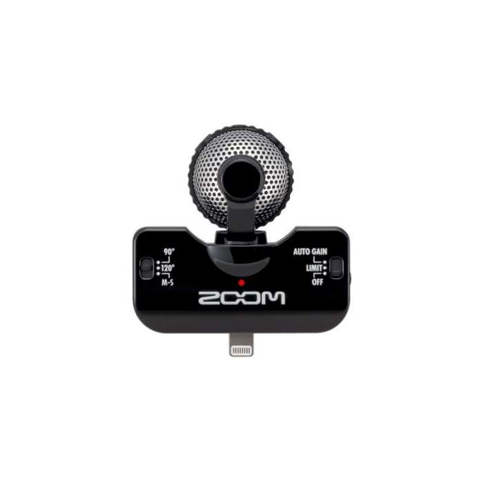 Smartphone Microphones - Zoom iQ5 Стерео Микрофон дл Iphone iOS Lightning черный - быстрый заказ от производителя