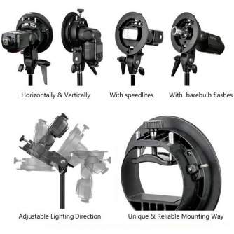 Acessories for flashes - Godox S-type Speedlite Bracket (Bowens mount) - quick order from manufacturer