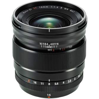 Objektīvi bezspoguļa kamerām - FUJIFILM Lens Fujinon XF16mm F1.4 R WR - ātri pasūtīt no ražotāja