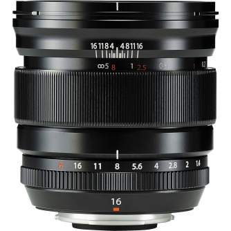 Objektīvi bezspoguļa kamerām - FUJIFILM Lens Fujinon XF16mm F1.4 R WR - ātri pasūtīt no ražotāja