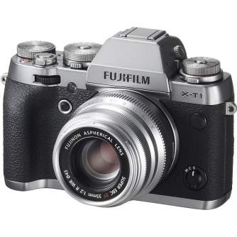 Objektīvi bezspoguļa kamerām - FUJIFILM Lens Fujinon XF35mm F2 R WR Silver - ātri pasūtīt no ražotāja