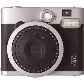 Momentfoto kamera - FUJIFILM instax mini 90 NC black instant camera+instax glossy (10pcs.) - perc šodien veikalā un ar piegādi