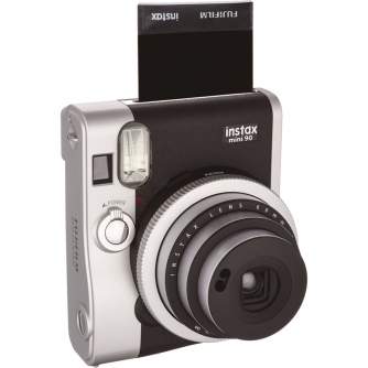 Momentfoto kamera - FUJIFILM instax mini 90 NC black instant camera+instax glossy (10pcs.) - perc šodien veikalā un ar piegādi