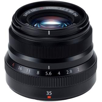 Mirrorless Lenses - Fujifilm Lens Fujinon XF35mmF2 R WR Black - купить сегодня в магазине и с доставкой