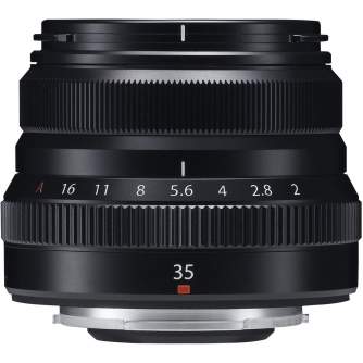 MIRRORLESS Objektīvi - FUJIFILM Lens Fujinon XF35mm F2 R WR Black - perc šodien veikalā un ar piegādi