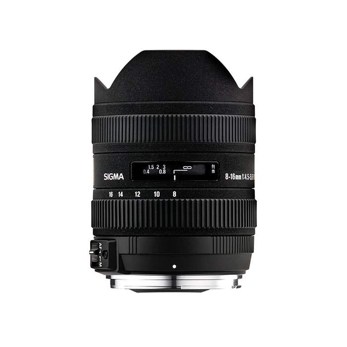 Objektīvi - Sigma 8-16mm F4.5-5.6 DC HSM | Canon EF mount - быстрый заказ от производителя