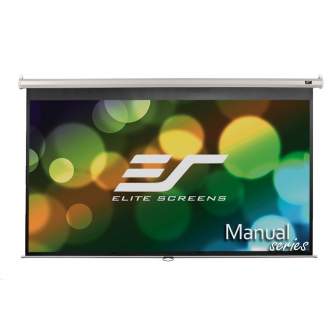 Elite Screens M100XWH Manual Pull-down Projection Screen 100