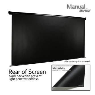 Projektori un ekrāni - Elite Screens M100XWH Manual Pull-down Projection Screen 100" - ātri pasūtīt no ražotāja