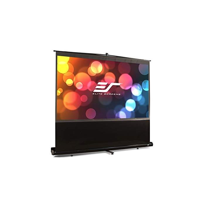 Projektori un ekrāni - Elite Screens ezCinema F84NWV 84 Floor Pull-Up Projection Screen - быстрый заказ от производителя