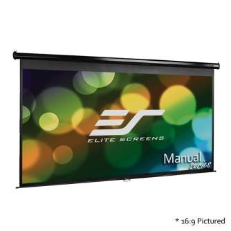 Projektori un ekrāni - Elite Screens M135UWH2 Manual Pull-down Projection Screen 135" 16:9 - ātri pasūtīt no ražotāja