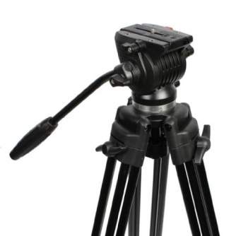 Video Tripods - Nest Video Tripod NT-777 + Fluid Damped Pan Head - quick order from manufacturer