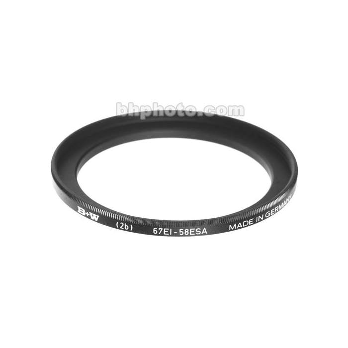 Filtru adapteri - B+W RZN 2B Step-Up Ring 58-67mm - ātri pasūtīt no ražotāja