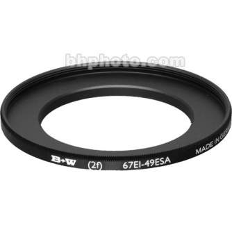 Adapters for filters - B+W Filter 2F Stepdown ring 67 / 49 - quick order from manufacturer