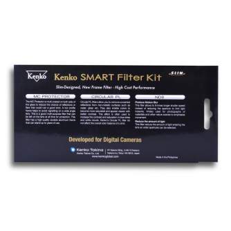 Filter Sets - KENKO SMART FILTER 3-KIT PROTECT/CPL/ND8 52MM - quick order from manufacturer