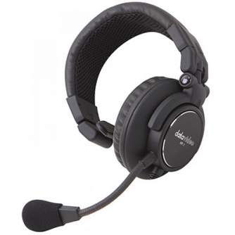 Headset Microphones - DATAVIDEO HP 1E ONE EAR HEADPHONE WITH MIC HP-1E - quick order from manufacturer