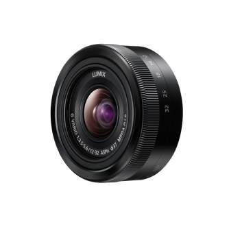 Mirrorless Lenses - Panasonic LUMIX G VARIO 12-32mm / F3.5-F5.6 ASPH. / MEGA O.I.S. (H-FS12032-K) Black - quick order from manufacturer