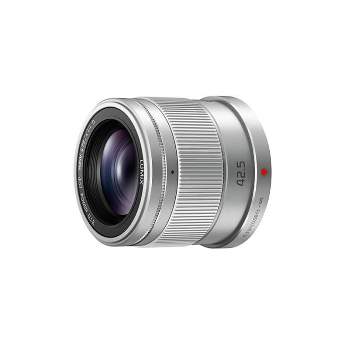 Mirrorless Lenses - Panasonic LUMIX G 42.5mm / F1.7 ASPH. / POWER O.I.S. (H-HS043E-S) Silver - quick order from manufacturer