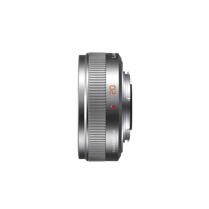 Mirrorless Lenses - Panasonic LUMIX G 20mm / F1.7 II ASPH. (H-H020AE-S) Silver - quick order from manufacturer