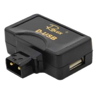 Rolux D-USB Adapter for V-Mount Batteries, 5V 1.6A Output