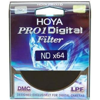 Neutral Density Filters - Hoya Pro1 Digital Neutral Density 64x 62mm Filter - quick order from manufacturer