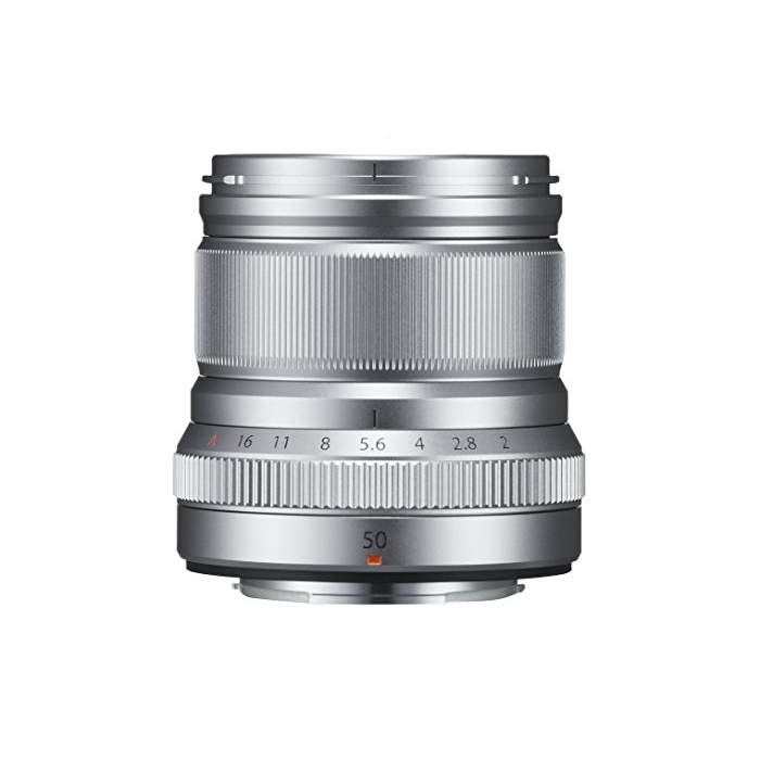 Objektīvi bezspoguļa kamerām - FUJIFILM Lens Fujinon XF50mm F2 R WR silver XF-50 mm f/2.0 R WR Lens - Silver - ātri pasūtīt no ražotāja