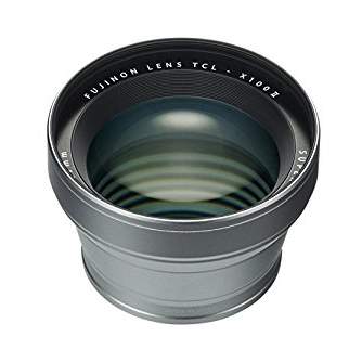 Objektīvi - FUJIFILM TCL-X100 II Tele Conversion Lens (X100F, X100T, X100S, X100) Silver - ātri pasūtīt no ražotāja