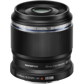 Mirrorless Lenses - Olympus M.ZUIKO DIGITAL ED 30mm 1:3.5 Macro / EM-M3035 BLK - быстрый заказ от производителя