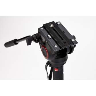 Моноподы - Manfrotto XPRO 4 section video monopod w Fluid head & FLUIDTECH base (MVMXPRO500) - быстрый заказ от производителя