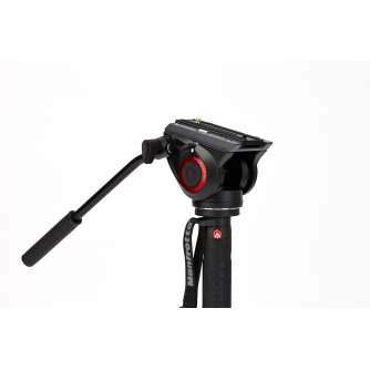 Моноподы - Manfrotto XPRO 4 section video monopod w Fluid head & FLUIDTECH base (MVMXPRO500) - быстрый заказ от производителя