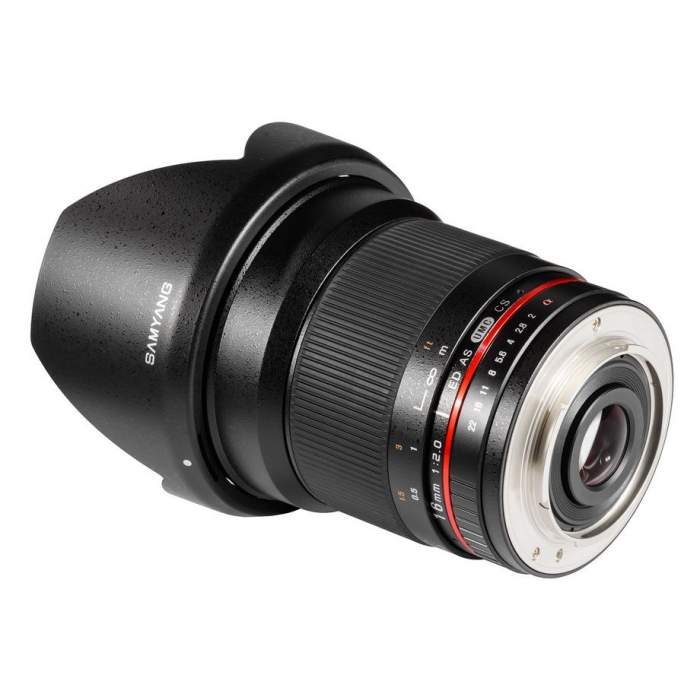 SLR Objektīvi - SAMYANG OBJEKTIVS 16MM F2,0 ED CANON - ātri pasūtīt no ražotāja