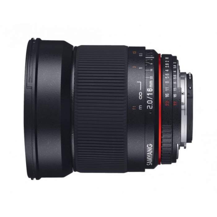 Объективы - SAMYANG 16MM F/2,0 ED AS UMC CS PENTAX K - быстрый заказ от производителя